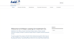 Desktop Screenshot of masarinvest.net